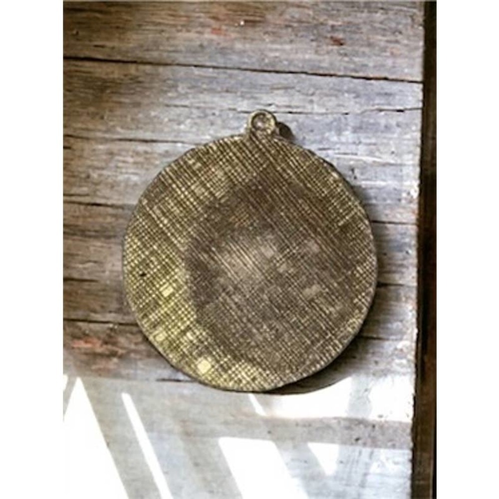 Estate Vintage Mandala Pendant Gold plated - Picture 3 of 4